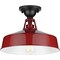 Progress Lighting Cedar Springs Collection Red One-Light Semi-Flush Mount P550070-039 - alternate 3